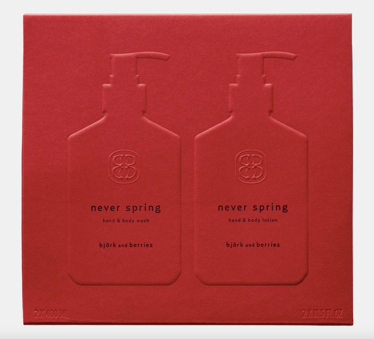 Rankų ir kūno prausiklio ir losjono rinkinys Never Spring