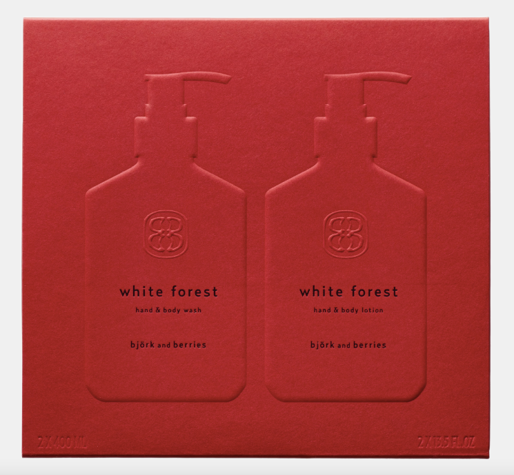 Rankų ir kūno prausiklio ir losjono rinkinys White Forest