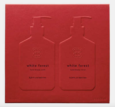 Rankų ir kūno prausiklio ir losjono rinkinys White Forest