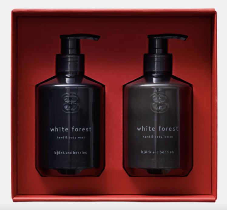 Rankų ir kūno prausiklio ir losjono rinkinys White Forest