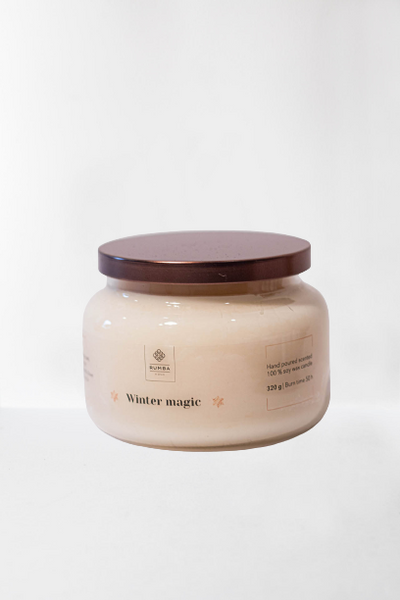 Soy wax candle Winter magic